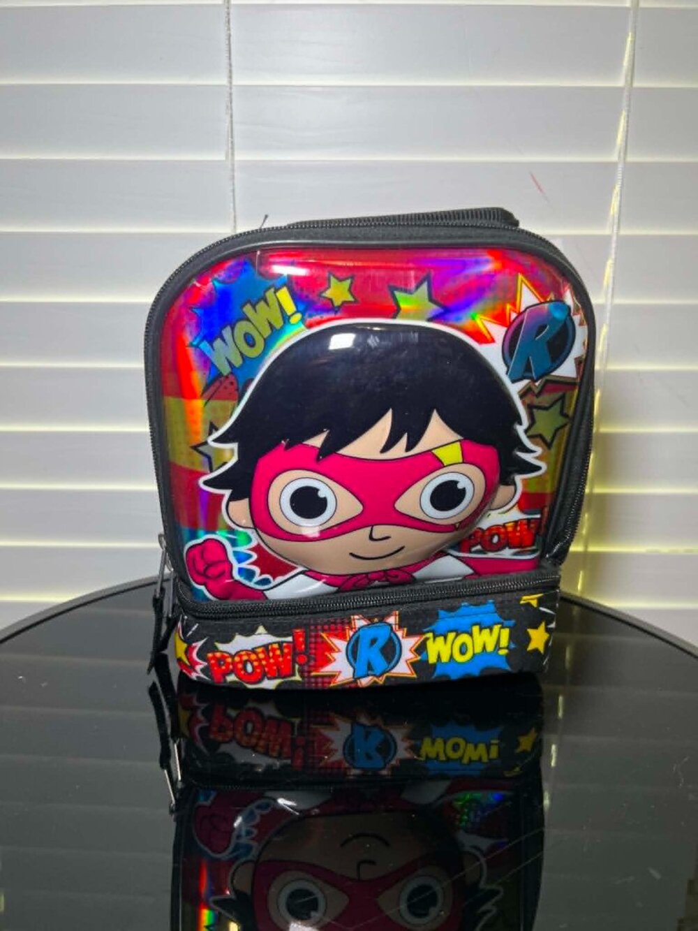 Brand New Ryan's World Kids' Dual Compartment Lunch Bag.